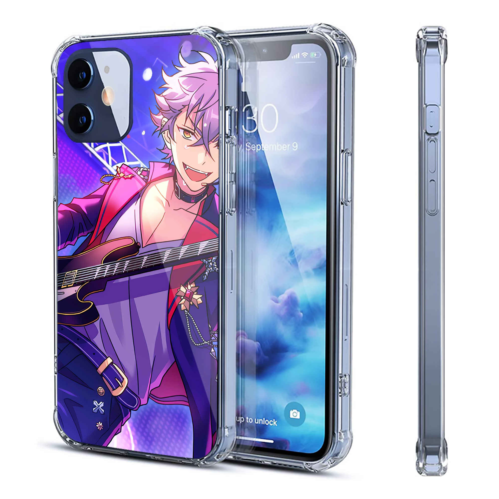 （画像用） あんさんぶるスターズ! Ensemble Stars 【iPhone 12シリーズ対応】透明スマホケース（クリアソフトケース）